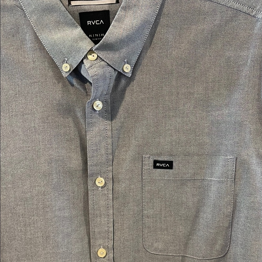 RVCA Men's Gray Shirt